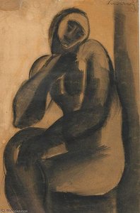 Seated Nude — Armand Schonberger