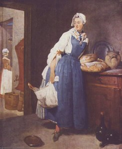 The Besorgerin — Jean-baptiste-siméon Chardin