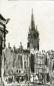 A Gothic Cathedral — George Benjamin Luks