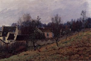 Autumn In Louveciennes — Alfred Sisley