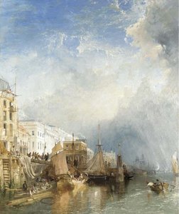 View Of The Custom House From The Thames — James Baker Pyne