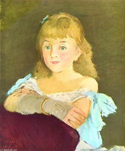 Portrait Of Lina Campineanu — Édouard Manet