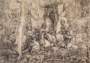 Scenes From The Life Of St Giles — Jan Gossart, Mannerism
