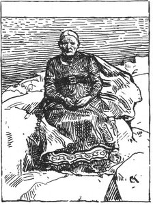Olav Tryggvasons Saga-gunnhild-c. Krohg — Christian Krohg