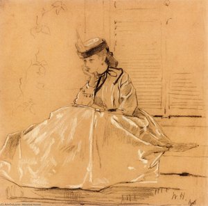 Portrait Of Elizabeth Loring Grant — Winslow Homer, Realism