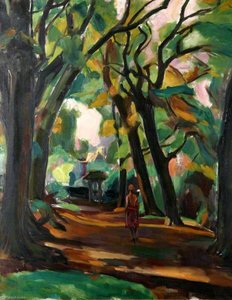 Woman In An Arch Of Trees — Evan Walters