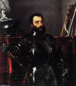 Portrait Of Francesco Maria Della Rovere, Duke Of Urbino — Titian, Venetian Renaissance