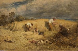 Harvest Scene — John Linnell