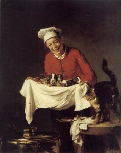 A Boy With Dogs And Kittens — Joseph Bail