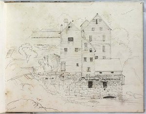 Mills At Madison — Thomas Cole, Hudson River School