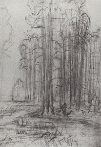Forest Landscape — Arkhip Ivanovich Kuindzhi