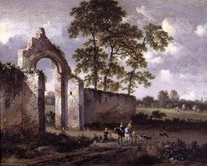 Landscape With A Ruined Arch — Jan Jansz Wijnants