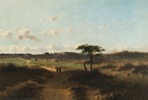Figures On A Country Road — Cornelis Westerbeek I
