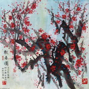 SPRING PLUM BLOSSOMS