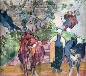 Untitled (7542) — Eugène Henri Paul Gauguin, Post-impressionism