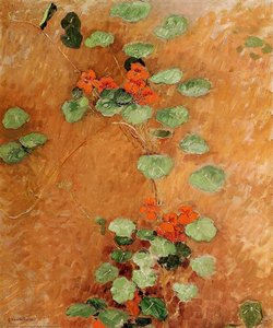 Nasturtiums — Gustave Caillebotte