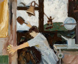 The Look Out On The Shelter Top, Late Summer 1944 — Stephen Chaplin