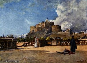 The Castle from the Terrace of Heriot's Hospital