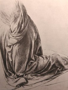 Drawing Of Drapery — Leonardo Da Vinci, High Renaissance