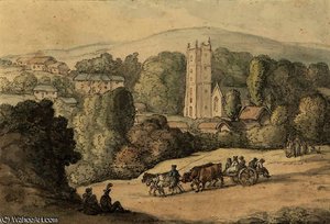 A leisurely afternoon by the village church
