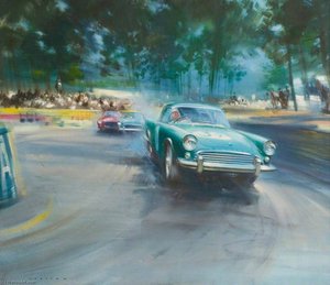 'sunbeam Alpine' Racing — Frank Wootton