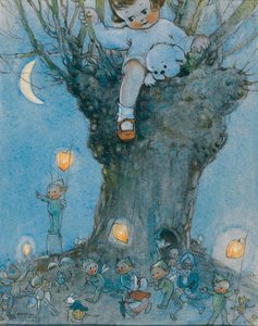 Tommy Spends The Night In The Tree — Mabel Lucie Attwell