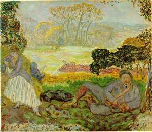 Jakten — Pierre Bonnard, Post-impressionism