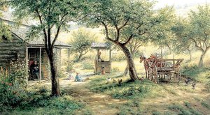 Stopping To Water His Horse — Edward Lamson Henry
