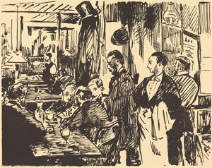 At The Café (au Café) — Édouard Manet, Realism