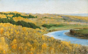The River Oka In Golden Autumn — Vasily Dmitrievich Polenov