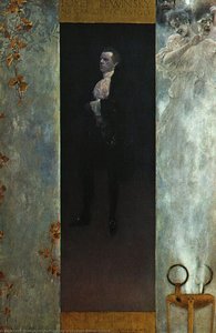 Josef Lewinsky, Oil On Canvas, Österreichische G — Gustav Klimt, Symbolism