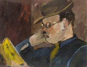 Michael Rothenstein Reading — Olive Cook