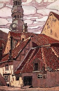 Old Riga — Nicholas Roerich