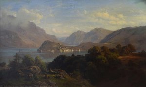 Titti, Lake Como, Italy — Paul Weber, Hudson River School