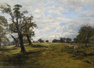 Cadzow Forest And White Cattle — Alexander Junior Fraser