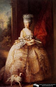 Queen Charlotte — Thomas Gainsborough, Rococo Realism
