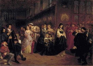 The Courtship Of Anne Boleyn — Emanuel Gottlieb Leutze