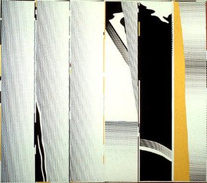 Mirror Six Panels -1 — Roy Lichtenstein