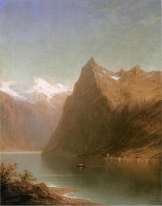 Mountain Lake Scene — John William Casilear, Romanticism