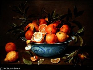Still Life with Oranges and Lemons in a Wan-Li Porcelain Dish