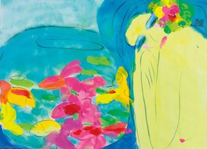 Goldfish And Beauty — Walasse Ting