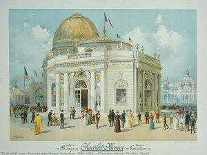 Chocolate-menier Pavilion, World — Peter Joseph Weber (american, 1863-1923)