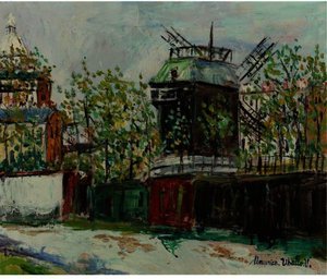 Le Moulin De La Galette At Montmartre 4 — Maurice Utrillo