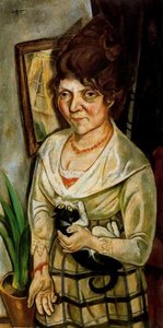 Portrait Of Fridel Battenberg — Max Beckmann