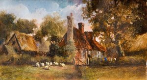 Side Rear view of Horseshoe Cottages from Mint Walk