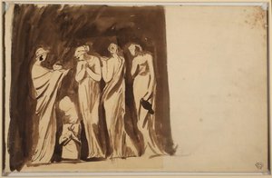 Study For 'the Vestal Virgins' — George Romney