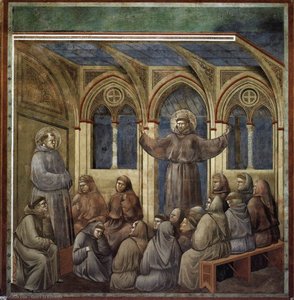 The Apparition At The Chapter House At Arles — Giotto Di Bondone, Proto-renaissance