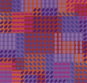 Tavoll-rouge — Victor Vasarely, Op Art