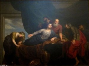 Madeleine Penitente Aux Pieds De Jesus Chez Le Pharisien — Andries Cornelis Lens