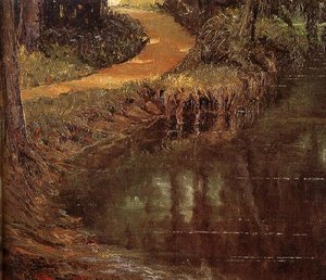 The Path Intersect The Garden — Grant Wood